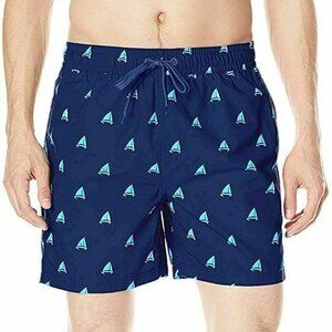 Kanu Surf Men's Riviera Swim Trunks, Navy, Size: Small